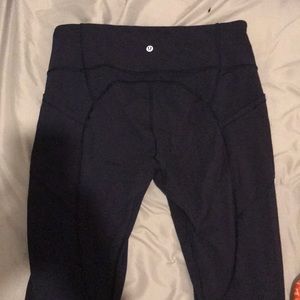 Lulu lemon 7/8 navy blue pants